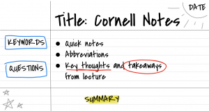 Tips belajar semasa Covid 19:cornell notes