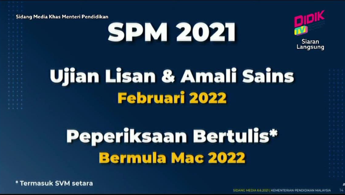 Persediaan Menghadapi Peperiksaan SPM 2022